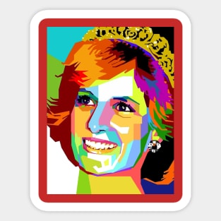 lady diana Sticker